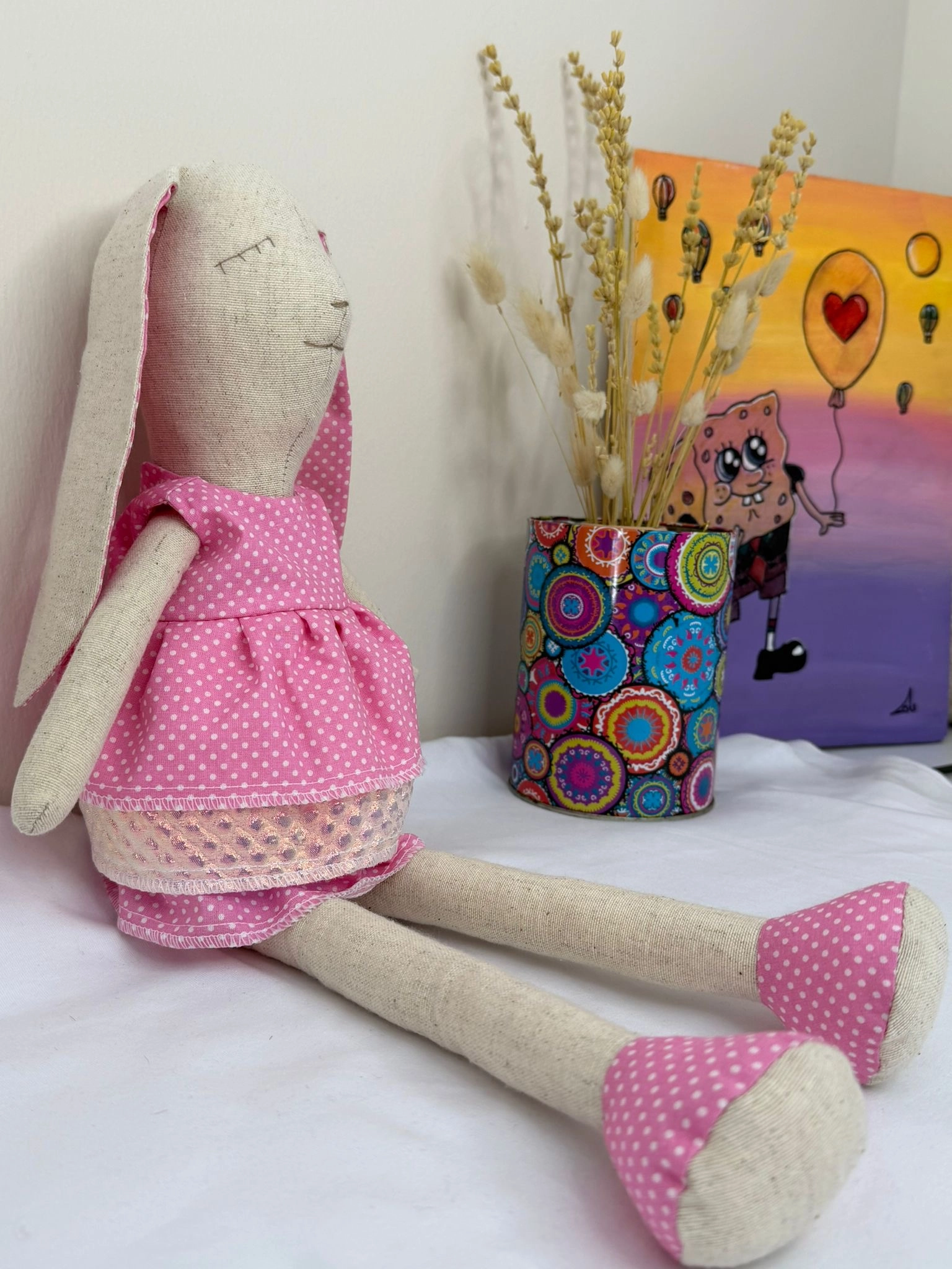 Uyku arkadaşı_ Sleeping Bunny (Pembe)